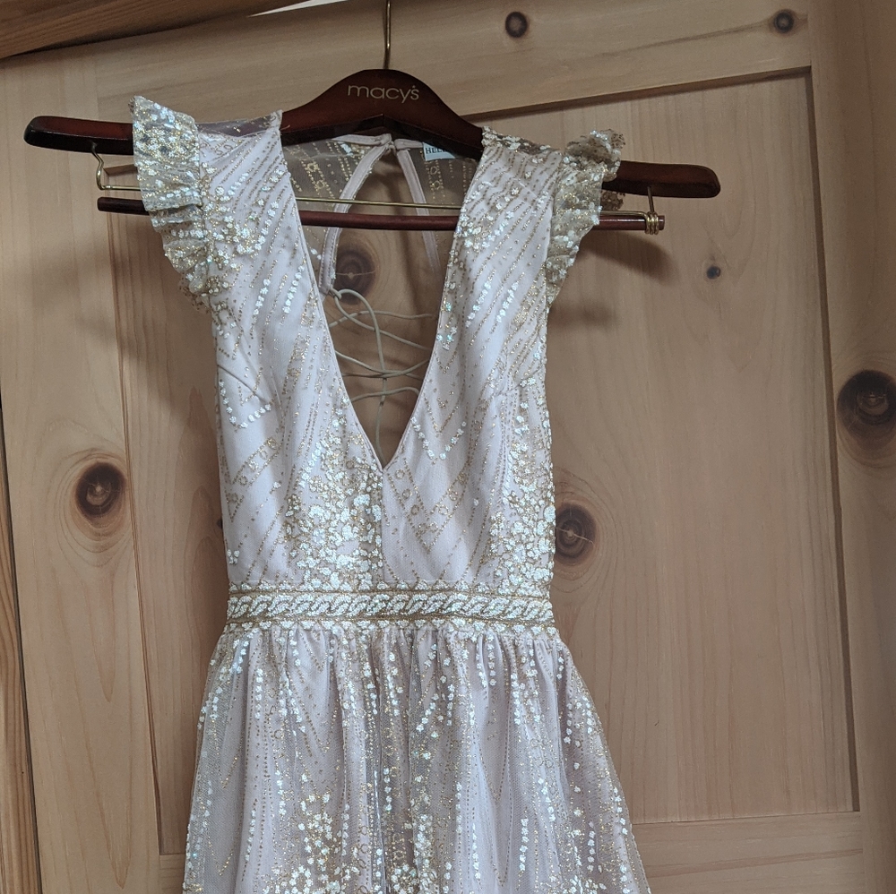 Hello Molly Champagne Dress